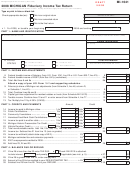 Form Mi-1041 Draft - Michigan Fiduciary Income Tax Return - 2008