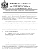 Sales/excise Tax Division Instructional Bulletin No. 17 - Maine Revenue Services