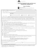 Form Rev 27 0021 - Manufacturer's Sales And Use Tax Exemption Certificate - 1998