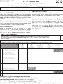 Form Ct-1120 Hpc - Housing Program Contribution Tax Credit - 2013
