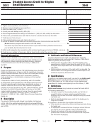 Fillable California Form 3548 - Disabled Access Credit For Eligible Small Businesses - 2012 Printable pdf