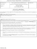 Form 08-445 - Articles Of Amendment - 1999