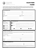 Form Ftb 2049a - Election Form
