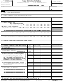 Fillable Form T (Timber) - Forest Activities Schedule Printable pdf