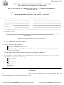 Form Rp-491 - Application For Conservation Easement Agreement Exemption - Certain Towns