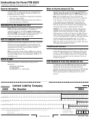 Form Ftb 3522 - Limited Liability Company Tax Voucher - 2000