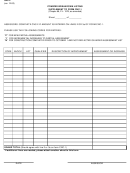 Form Cnc-2 - Itemized Breakdown Listing Supplement To Form Cnc-1