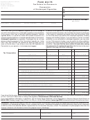 Form Au-75 - Tax Return For Persons In Possession Of Unstamped Cigarettes