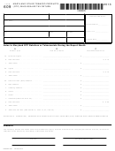 Form 609 - Maryland Other Tobacco Products (otp) Wholesaler Tax Return - 2013