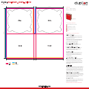 Cd Discpack - 4 Panel - 2 Trays Template
