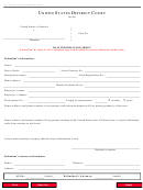 Form Ao 100a - Bail Information Sheet - United States District Court