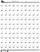 Addition Drills (3s) - Math Worksheet With Answer Key