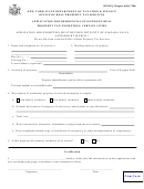 Fillable Form Rp-485-J (Niagara Falls) - Application For Residential Investment Real Property Tax Exemption - Certain Cities Printable pdf
