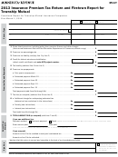 Form M11t - Insurance Premium Tax Return And Firetown Report For Township Mutual - 2013