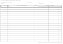 Program Planning Sheet