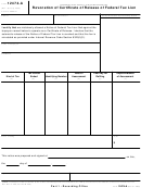 Fillable Form 12474-A - Revocation Of Certificate Of Release Of Federal Tax Lien Printable pdf