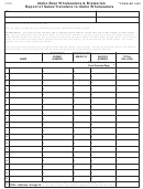 Form Br 1602 - Idaho Beer Wholesalers And Breweries Report Of Sales/transfers To Idaho Wholesalers