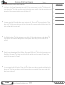 Fractions With Tape Diagram - Fractions Worksheet With Answers
