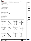 Matching Lines - Geometry Worksheet With Answers