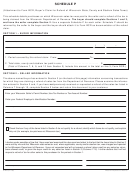 Form S-220a Schedule P - Buyer's Claim For Refund Of Wisconsin State, County And Stadium Sales Taxes