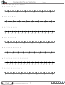Creating A Box Plot On A Numberline - Math Worksheet With Answers