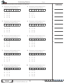 Continuing Patterns - Pattern Worksheet With Answers