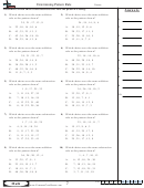 Determining Pattern Rule - Pattern Worksheet With Answers
