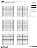 Drawing Line With Different Rate Of Change - Math Worksheet With Answers
