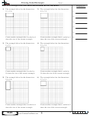 Drawing Scaled Rectangles - Geometry Worksheet With Answers