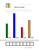 Measuring Height Worksheet