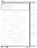 Using You're And Your - English Work Sheets With Answers