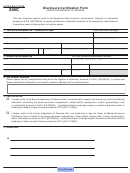 Arizona Form 285c - Disclosure Certification Form