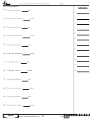 Converting Mixed American Lengths - Measurement Worksheet With Answers