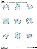 Slicing 3d Shapes - Geometry Worksheet With Answers