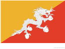 Bhutan Flag Template