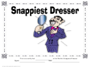 Snappiest Dresser Certificate