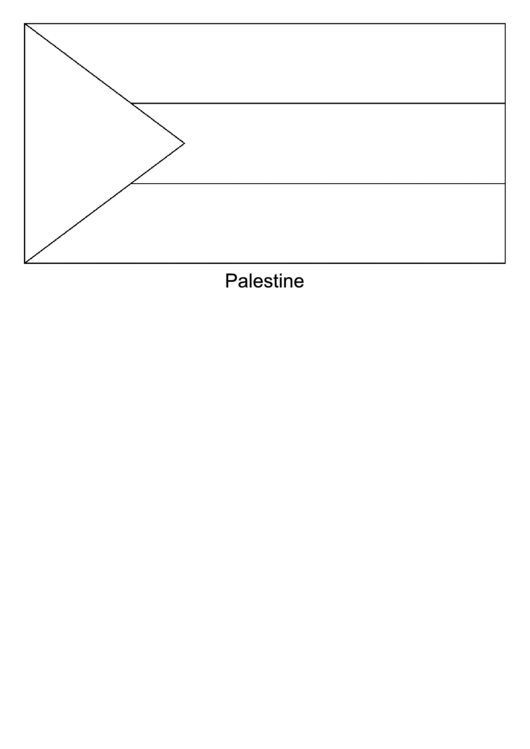 Palestine Flag Template