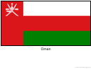 Oman Flag Template