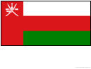 Oman Flag Template