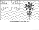 British Indian Ocean Territory Flag Template