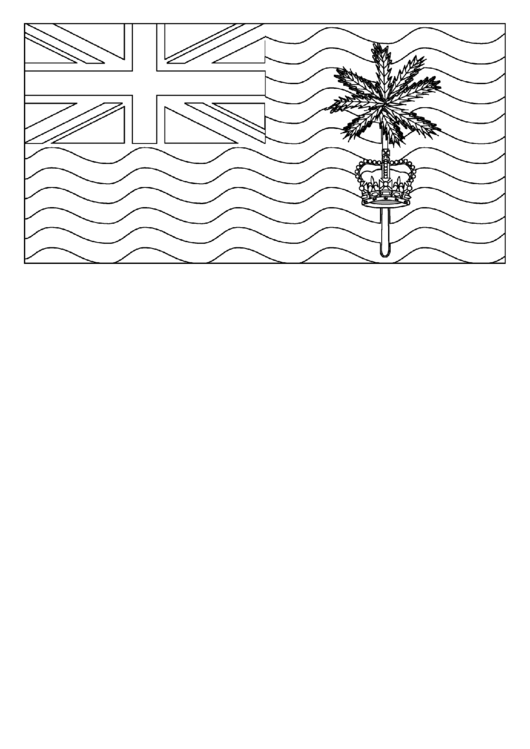 British Indian Ocean Territory Flag Template Printable pdf