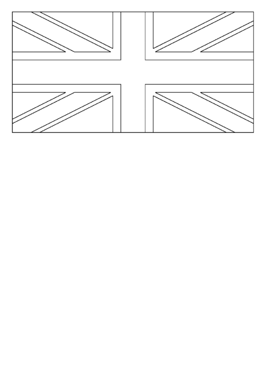 United Kingdom Flag Template Printable pdf
