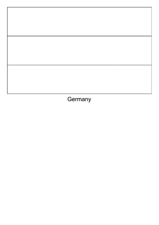 Germany Flag Template