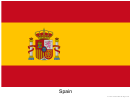 Spain Flag Template