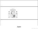Spain Flag Template