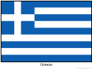 Greece Flag Template