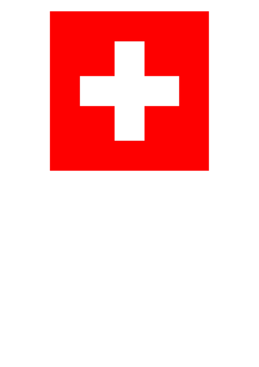 Switzerland Flag Template