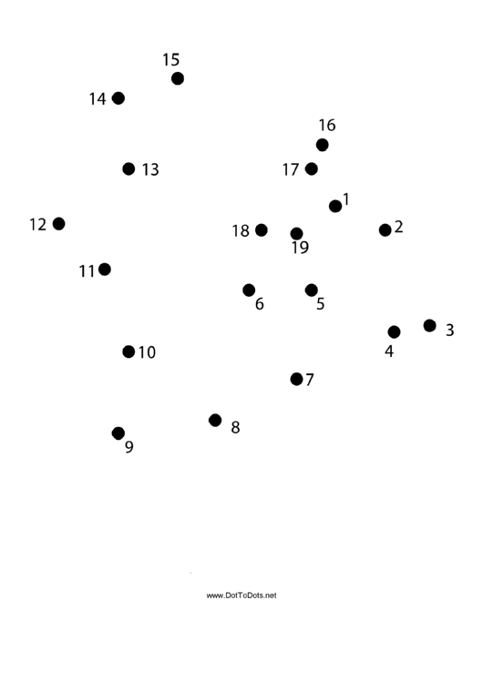 Flying Dinosaur Dot-To-Dot Sheet Printable pdf