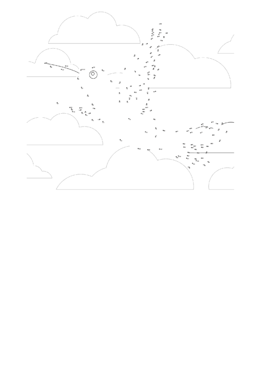 Humming Bird Dot-To-Dot Sheet Template Printable pdf