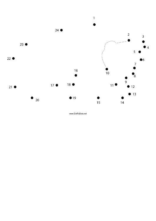 Bear Dot-To-Dot Sheet Printable pdf